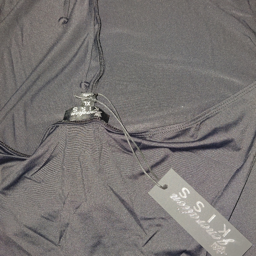 NWT Dolls Kill Black Backless Long Sleeve Carmen Mini Dress Size XL - Sexy Goth - Picture 12 of 15